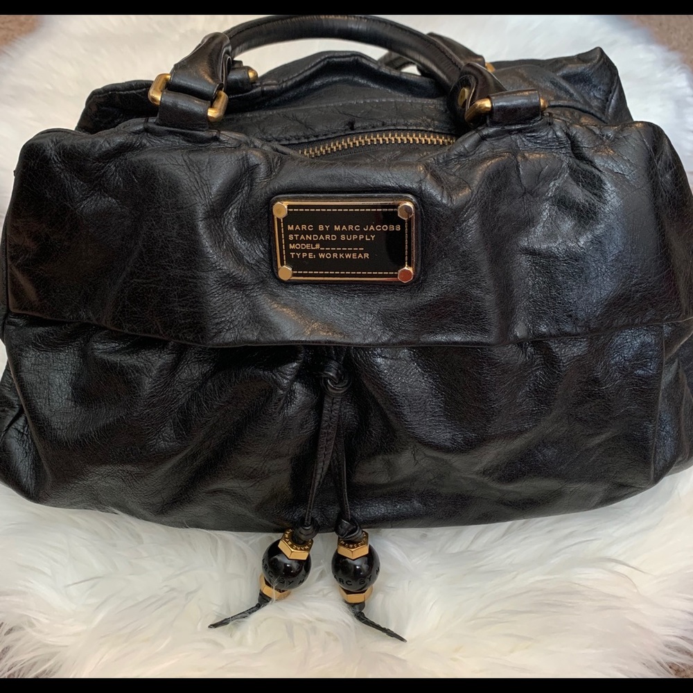 Marc Jacobs Leather Satchel Bag - Picture 2 of 15
